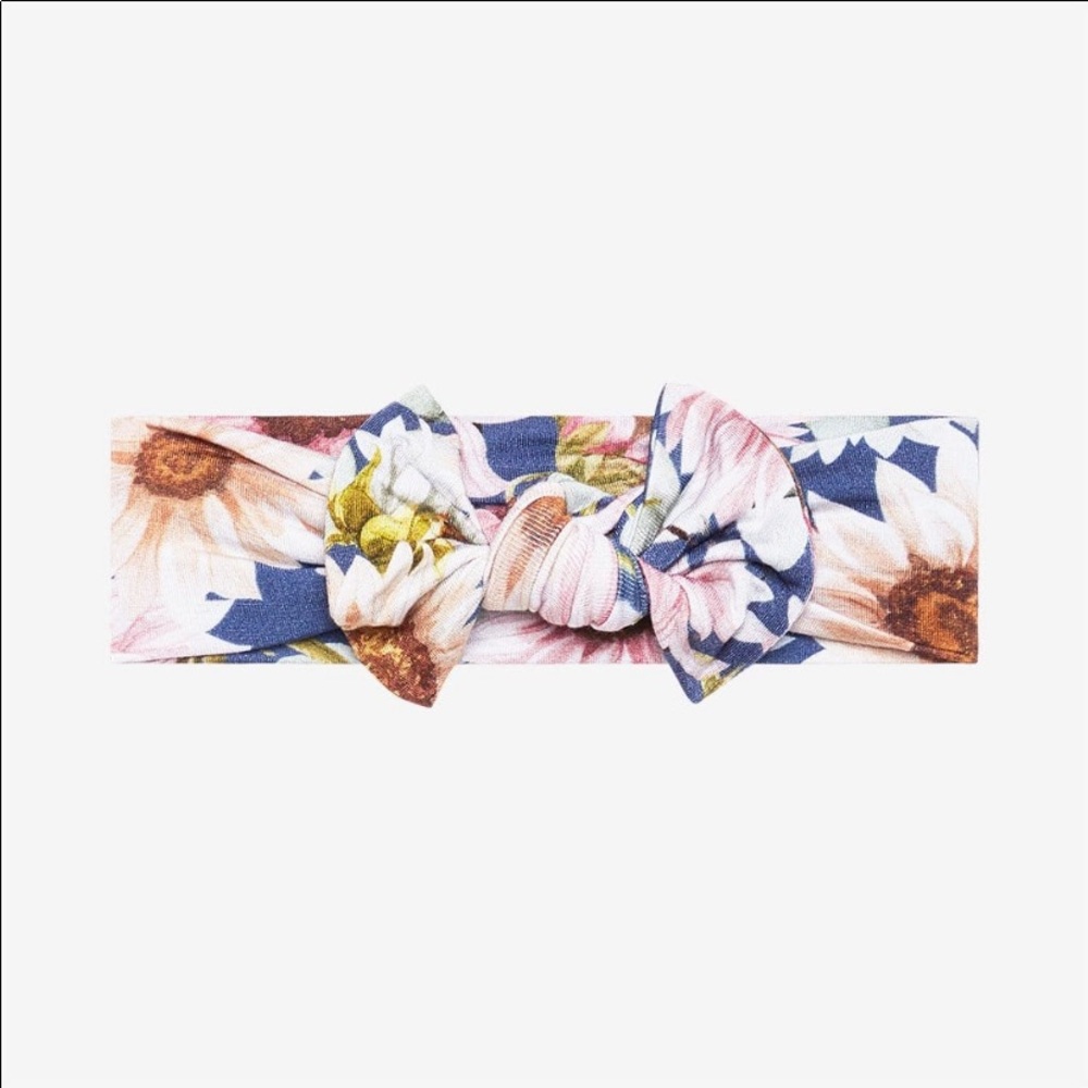 NIP Posh Peanut Soraya sunflower head wrap bow